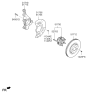 Diagram for 2021 Kia Sedona Wheel Hub - 51750A9000