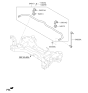 Diagram for 2019 Kia Sedona Sway Bar Link - 54830A9000