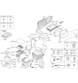 Diagram for 2018 Kia Sedona Center Console Base - 84621A9000BND