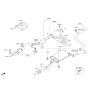 Diagram for 2015 Kia Sedona Tail Pipe - 28750A9130