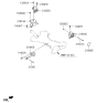 Diagram for 2019 Kia Sedona Transfer Case Mount - 21830A9001