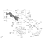 Diagram for 2016 Kia Sedona Axle Beam Mount - 55215A9100