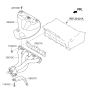 Diagram for Kia Forte Koup Catalytic Converter - 285102E000