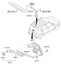 Diagram for 2017 Kia Soul EV Wiper Arm - 988111R000