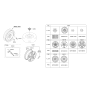 Diagram for 2015 Kia Sedona TPMS Sensor - 52936B2100