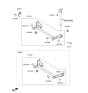 Diagram for 2015 Kia Soul Control Arm Bushing - 55160B2000