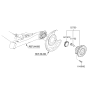 Diagram for 2015 Kia Soul EV Wheel Bearing - 52750B2050