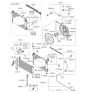 Diagram for 2010 Kia Rondo Radiator fan - 252311F000