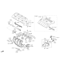 Diagram for Kia Rondo Throttle Body Gasket - 2831225000