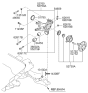 Diagram for Kia Rondo Axle Beam Mount - 552151D000
