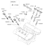 Diagram for 2007 Kia Rondo Spark Plug - 1884011051