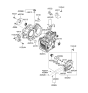 Diagram for 2008 Kia Rondo Engine Mount Bracket - 4521739950