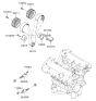 Diagram for Kia Rondo Spool Valve - 243553E000