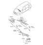 Diagram for Kia Rondo Wiper Arm - 983201D000