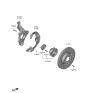 Diagram for 2022 Kia EV6 Wheel Bearing - 52720P2100