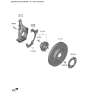 Diagram for 2023 Kia EV6 Wheel Bearing - 51730GI100