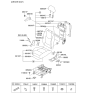 Diagram for 2013 Kia Soul Armrest - 889002K000AHL