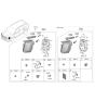Diagram for Kia Telluride Headlight Cover - 92140H8000