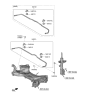 Diagram for 2021 Kia Sorento Sway Bar Link - 54830C5000