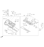 Diagram for Kia Telluride Crankcase Breather Hose - 267203CAA1