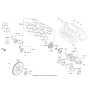 Diagram for Kia Telluride Flywheel - 232003L050