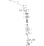 Diagram for 2006 Kia Spectra Shock And Strut Mount - 546102F000