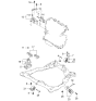 Diagram for Kia Spectra SX Transfer Case Mount - 218302F300