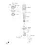 Diagram for Kia Forte Coil Spring Insulator - 54623A5000