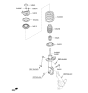 Diagram for Kia Soul EV Bump Stop - 54626E4000