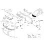 Diagram for 2015 Kia Soul EV Bumper - 86511E4000