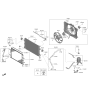Diagram for 2020 Kia Niro EV Radiator - 25310K4010
