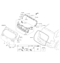 Diagram for 2021 Kia Niro EV Door Striker - 812102S001