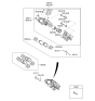 Diagram for Kia Niro EV Brake Caliper - 58210Q4000