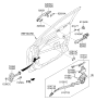 Diagram for 2021 Kia Niro EV Door Latch Cable - 81381G5000
