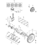 Diagram for Kia Sportage Harmonic Balancer - 0K01511401A