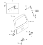 Diagram for Kia Sportage Tailgate Lift Support - 0K01G62610B