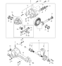 Diagram for 2000 Kia Sportage Differential Bearing - 0022127350