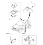 Diagram for Kia Sephia Fog Light Bulb - M997015050