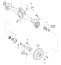 Diagram for 1997 Kia Sportage Axle Shaft - 0K04026115A