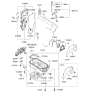 Diagram for Kia Spectra SX Dipstick Tube - 2661223301