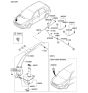 Diagram for Kia Windshield Washer Nozzle - 986302F200