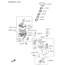 Diagram for 2008 Kia Spectra SX Air Filter - 281132F000