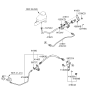 Diagram for Kia Spectra SX Clutch Hose - 416312F130