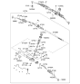 Diagram for Kia Sedona Drag Link - 577244D000