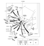 Diagram for 2014 Kia Sedona Fuse Box - 919604D020