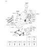 Diagram for 2013 Kia Sedona Seat Cushion - 891024D131CS5