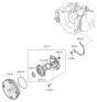 Diagram for 2009 Kia Sportage Torque Converter - 4510034250
