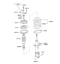 Diagram for 2010 Kia Sportage Coil Springs - 546302E500