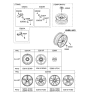 Diagram for 2010 Kia Sportage Spare Wheel - 529102E400