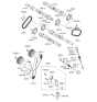 Diagram for Kia Sportage Cam Gear - 2432226001